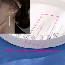 Load image into Gallery viewer, Ventfille 925 Sterling Silver Star Earring for Women Girl Simple Tassels Chain Fashion Office Jewelry Gift Dropshipping
