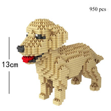 Load image into Gallery viewer, KNEW BUILT Dachshund Dog Model Mini Building Block Toy Set 9 Style for Pet Enthusiasts Teddy Hughes Corgi Collie Pet Style Brick