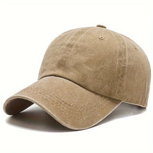 Load image into Gallery viewer, Men Women Unisex Baseball Cap Adjustable Solid Color Casual Hat Stretchy Fabric for Sports Secure Drawstring Closure Dad Hat