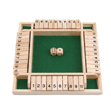 Load image into Gallery viewer, Deluxe Shut The Box! 4-Sided Dice, Family Fun