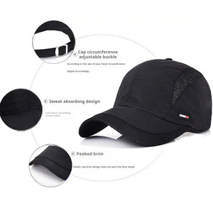 Quick Dry Mesh Cap  Hiking, Fishing, Sun Protection