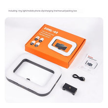 Load image into Gallery viewer, Three-color dimming, ring rabbit cage fill light selfie live broadcast photography light with Bluetooth selfie reverse charging