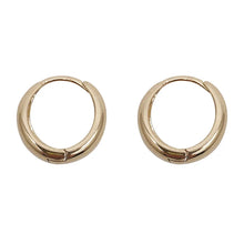 Load image into Gallery viewer, Huitan Fashion Metal Hoop Earrings for Women Simple Versatile Daily Wear Everyday Ear Accessories Young Girls Statement Jewelry