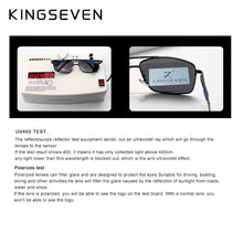 Load image into Gallery viewer, KINGSEVEN Classic Square Polarized Sunglasses for Men - UV Blocking, Driving Eyewear