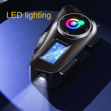 Load image into Gallery viewer, Q58 Max Motorcycle Intercom Headset Helmet Waterproof 300M BT Wireless intercommunicator For2 Riders Music Share With Flashlight