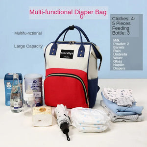 Multi-Function Diaper Bag Backpack - Large Capacity Waterproof Travel Bag for Moms