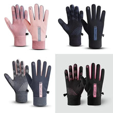 Load image into Gallery viewer, Womens Autumn and Winter Sports Warm Gloves Waterproof and Anti Slip Cycling Gloves Wind and Cold Resistant Outdoor Activity Glo