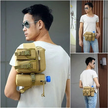 Load image into Gallery viewer, Tactical Nylon Waist Pack, Hiking Belt Bag, Water Bottle &amp; Phone Pouch, Outdoor Sports