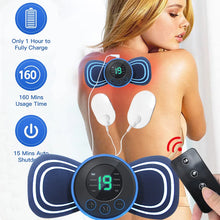 Load image into Gallery viewer, Portable Electric Neck Massager Muscle Stimulator Remote Control Body Health