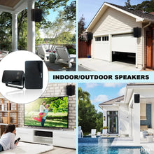 Load image into Gallery viewer, Herdio 3.5‘’ 2PCS Passive Outdoor Speakers Wired Waterproof 200W 3 Way Premium Mountable Wall Mount Speakers With Superior Sound