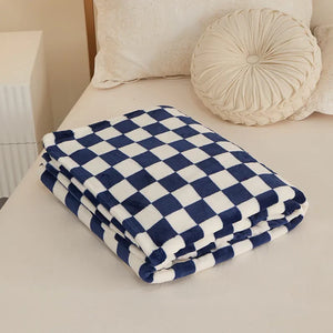 Classic Checkerboard Sofa Blanket - Lightweight Ins Spring/Summer Air Blanket