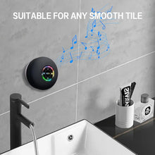 Load image into Gallery viewer, Waterproof Bluetooth Speaker with Colorful LED Lights, Strong Suction Cup &amp; Phone Holder, Portable Mini Speaker for Outdoor/Show