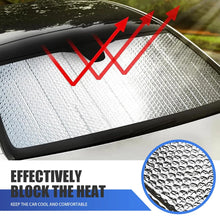 Load image into Gallery viewer, Foldable Sun Visor Reflector for Car Windshield UV Resistant Portable Sunscreen