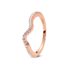 Load image into Gallery viewer, 925 Sterling Silver Rings For Women Original Infinity Love Heart Engagement Wedding Ring Rose Gold Crystals Luxury Jewelry Gift
