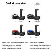 Load image into Gallery viewer, Universal Car Bracket Hook Multi-Function Hanging Storage Mobile Phone Holder Rear Seat Hanger Hook for Bag Purse Cloth Grocery