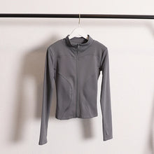 Load image into Gallery viewer, Yoga Jacket Coat Flexible Active Wear Women Zip Up Gym Sports Fitness Casual Jackets with Thumb Holes