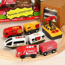 Load image into Gallery viewer, RC Electric Train Set for Kids - Diecast Slot Car Toy, Battery Operated Christmas Trem