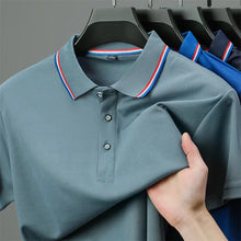 Load image into Gallery viewer, 2025 New Men's Casual Solid Color Short Sleeved Polo Shirt Summer Fashionable and Comfortable Versatile Top