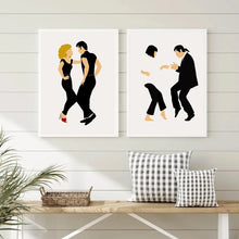 Load image into Gallery viewer, Nordic Abstract Dirty Dancing Canvas Painting - Pulp Fiction Wall Art Posters for Decor