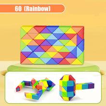 Load image into Gallery viewer, Magic Snake Puzzle Toy 24-72 Segments 3D Fidget Cube