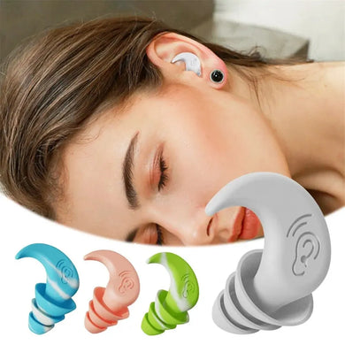 Waterproof Silicone Earplugs for Swimming Sleeping Diving Surfing Soft Comfort