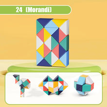 Load image into Gallery viewer, Magic Snake Puzzle Toy 24-72 Segments 3D Fidget Cube
