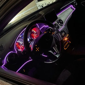 Car Interior LED Strip: Atmosphere Lighting USB Decor, DIY Flexible Light Tube