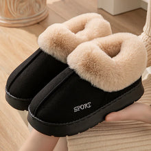 Load image into Gallery viewer, Fluffy Ankle Boots Female Winter Luxury Designer Woman Shoes Elegant Plush Women's Slippers Home Fuzzy Fur Slides Snow Booties