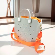 Load image into Gallery viewer, Fashion Cross-body Tote Bag with Holes - Waterproof Beach Bag, DIY Charms Accessory