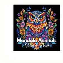 Load image into Gallery viewer, 28 Pages Mandala Animals Coloring Book for Adult Stress Reduction | Colouring Book for Stress Relief and Mood Reduction Valentin
