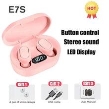 Load image into Gallery viewer, E7S TWS Wireless Headphones Bluetooth Earphone Control Sport Headset Waterproof Microphone Music Earphone Work On All Smartphone