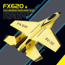 Load image into Gallery viewer, RC SU35 Plane with LED Lights - Remote Control Flying Model Glider EPP Foam Kids Toy