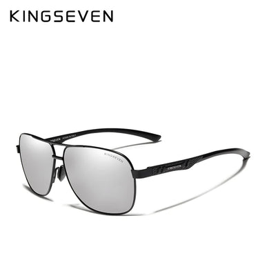 KINGSEVEN Polarized Aluminum Sunglasses - Blue Mirror Driving Eyewear