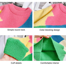 Load image into Gallery viewer, Children Girls Casual Sweater Winter Clothes Match Color Soft Warm Comfortable Top