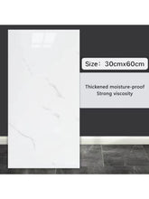 Load image into Gallery viewer, 10Pcs Self-adhesive Marble Tiles Sticker Waterproof 30cmx60cm Tiles Floor Stickers PVC Tile  Kitchen Bathroom Wall Sticker