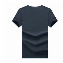 Load image into Gallery viewer, Men&#39;s Ice Silk V-Neck Tee: Summer Cool, Quick Dry, Breathable - Short Sleeve Top