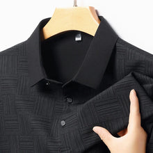 Load image into Gallery viewer, 2024 Men's New Printed Business Casual Short sleeved POLO Shirt Fashion Short sleeved Comfortable and Breathable Top
