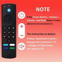 Load image into Gallery viewer, Replacement Bluetooth Voice Remote Control for Fire TV Stick 4K Max Lite Cube w/Alexa