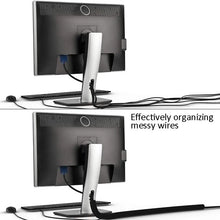 Load image into Gallery viewer, Zipper Cable Management Sleeve for Office Computer Power Cord &amp; Data Cable Storage