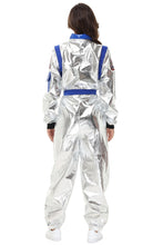 Load image into Gallery viewer, Silver Astronaut Costume Adult Spaceman Jumpsuit Space Suit Outfit for Women Men Cosplay Halloween Costumes 2024 New