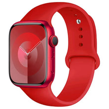 Load image into Gallery viewer, Silicone Band For Apple Watch strap 44mm 45mm 40mm 41mm 42-38mm 45 mm sport bracelet iwatch series 8 7 6 5 4 3 SE 9 Ultra 2 49mm