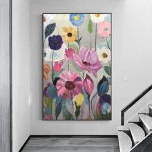 Load image into Gallery viewer, Scandinavian Abstract Wall Art Large Floral Botanical Oil Painting HD Poster for Home Decor