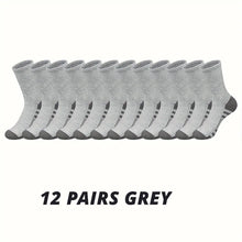 Load image into Gallery viewer, 6-12 Pairs Men's Outdoor Gym Football Socks Large Size
