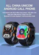 Load image into Gallery viewer, Android Smart Watch for Men – GPS, Dual Camera, NFC, 4G SIM, WiFi – 16GB/64GB Storage