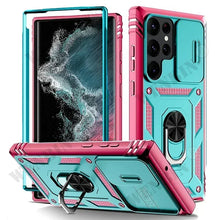 Load image into Gallery viewer, Case For Samsung S26 Ultra S25 S24 S23 Plus S25 FE A57 A56 A37 A36 A17 A16 5G Heavy Duty with Camera 360 Degree Kickstand Cover