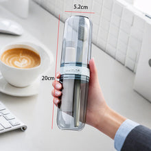 Load image into Gallery viewer, Portable Toothpaste Toothbrush Protect Holder Case Travel Camping Storage Box Protect Toothbrush Toothpaste from Dirt and Damage