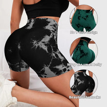 Load image into Gallery viewer, Tie Dye Yoga Shorts! High Waist, Quick Dry, Hip Lift