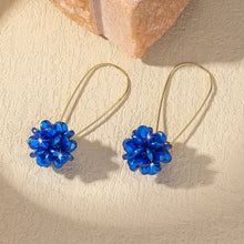 Load image into Gallery viewer, 2PC Women's Fashion Trend DIY Pearl Petal Ball Earrings Outdoor Travel Carnival Banquet Party Holiday Dressing Gifts