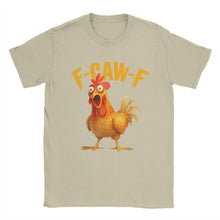 Load image into Gallery viewer, Funny F Caw F Chicken FCAWF Chicken T-Shirt Men  Funny 100% Cotton Tee Shirt Crew Neck Short Sleeve T Shirts Gift Idea Clothes