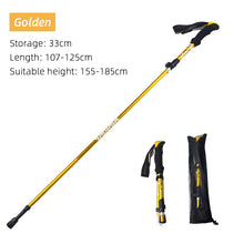 Load image into Gallery viewer, 5-Section Outdoor Folding Trekking Pole – Portable Hiking Walking Stick for Travel